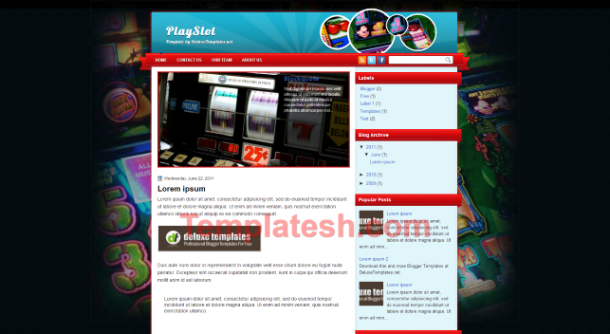play slot blogger template