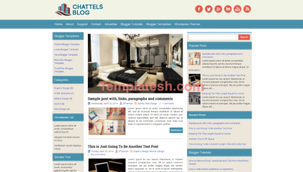 chattelsblog blogger template
